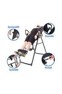 Inversiyon Baş Aşağı Duruş Fitness Çalışma Ve Terapi Aleti Egzersiz Standı ürün fotoğrafı