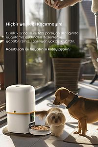 Pet Feeder 1080P Ayarlanabilir Kameralı - Wifili- Kedi Köpek Akıllı Mama Kabı ürün fotoğrafı