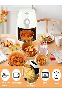 Airfryer Pişirme Kağıdı Xiaomi Grundig Fritöz Pişirme Kağıdı Airfrey Yagli Kağıt Pişirme Kağıdı ürün fotoğrafı