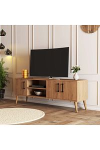 1586 Exxen 150 CM (AHŞAP AYAKLI) Tv Ünitesi Sepet ürün fotoğrafı