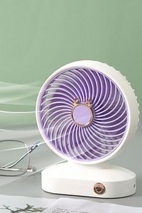 Fan Soğutucu Mini Vantilatör Klima Güçlü Serinletici Taşınabilir Şarjlı Masa Üstü Sessiz 2 Kademeli ürün fotoğrafı
