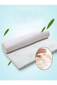 Bamboo Visco Ortopedik Yatak Koruyucu Yatak Pedi & Yatak Şiltesi Lastikli Fermuarlı 5 Cm Visco ürün fotoğrafı