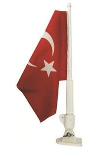 Bayrak Direği Plastik Bayrak Dahil 40 cm ürün fotoğrafı