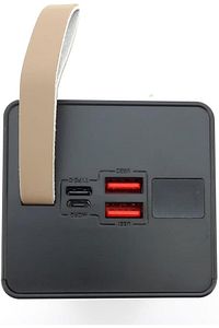 Powerbank Led Işıklı Şarj Durumu Göstergesi Taşıma Ipli Ofiste Evde 40000mah Güç Bankası Tg353 ürün fotoğrafı