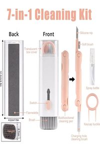 Çok Fonksiyonlu 7in1 Kulaklık Klavye Ve Ekran Temizlik Kiti Temizleyici Kit 7 In 1 Temizleme ürün fotoğrafı