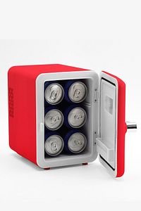 4L Kırmızı Mini Buzdolabı HMFR-02 ürün fotoğrafı