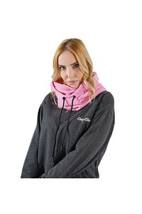 Kadın Pembe Polar Rüzgar Geçirmez Kar Maskesi Balaklava Şapka Atkı Boyunluk Kar Maskesi ürün fotoğrafı