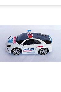 Oyuncak Polis Arabası Pilli Çarptıkça Yön Değiştiren Işıklı Sesli Polis Arabası ürün fotoğrafı