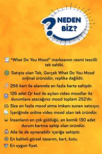Moodun Ne - Eğlenceli Grup Arkadaş Aile Kutu Oyunu - Hangisi Mod Moodun Do You Meme - Durum Kartı ürün fotoğrafı