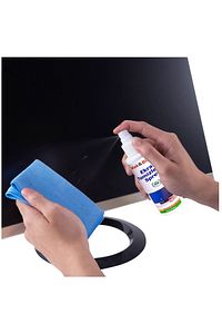Tv Ekran Temizleme Spreyi, 250 Ml, Bilgisayar, Tablet, Telefon Ekranları Mikrofiber Bez ürün fotoğrafı