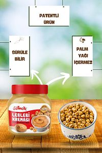 Kahvaltılık Sürülebilir Doğal Katkısız 650gr Özel Üretim Orijinal Leblebi Kreması ürün fotoğrafı