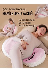 Hamile Yastığı, Çok Fonksiyonlu Hamile Destek Yastığı, Hamile Uyku Yastığı, 30 X 45 Iki Parça ürün fotoğrafı