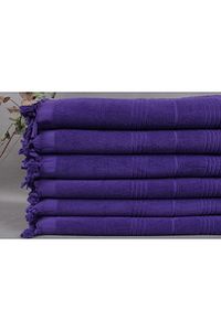 Peştemal Mor Hediye Peştemal 90x180 Cm Pamuk Peştemal Sarong Peştemal Tatil Peştemal ürün fotoğrafı