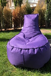 Aktif Armut Koltuk Mor Orta Boy 70*40*55 Cm ürün fotoğrafı