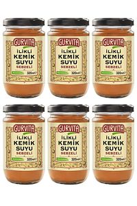 Jöle Kıvamında Ilikli Kemik Suyu Sebzeli 320 ml 6' Lı ürün fotoğrafı