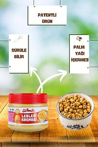 Kahvaltılık Sürülebilir Doğal Katkısız 320gr Özel Üretim Orijinal Leblebi Kreması ürün fotoğrafı