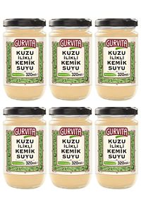 Jöle Kıvamında Kuzu Ilikli Kemik Suyu 320 ml 6' Lı ürün fotoğrafı