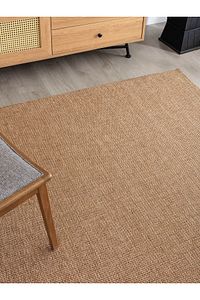 Srz-0604 Jüt Tabanlı Hasır Dokuma Örme Bohem Antialerjik Halı Kilim ürün fotoğrafı
