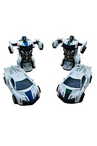 Robota Dönüşen Polis Arabası Lamborghini Oyuncak Transformer Robot Araba ürün fotoğrafı