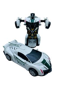 Robota Dönüşen Polis Arabası Lamborghini Oyuncak Transformer Robot Araba ürün fotoğrafı