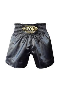 Siyah Leon Ground Kick Boks Ve Muay Thai Şortu Siyah ürün fotoğrafı