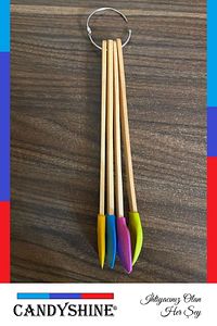 Çizmez Renkli Silikon Ahşap Saplı Silikon Uçlu Mutfak Seti Spatula Kaşık Seti ürün fotoğrafı
