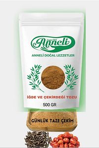 500 gr Iğde Ve Çekirdeği Tozu ( Iğde Unu) % 100 Doğal Günlük Taze Öğütülür.annemeli ürün fotoğrafı
