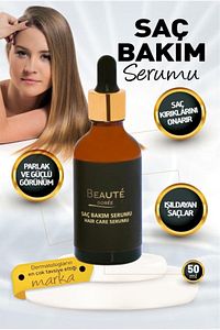 Hızlı Saç Uzatma Serumu Keratin - Argan Içerikli Çay Ağacı Özlü Saç Bakım Serumu 50ml ürün fotoğrafı