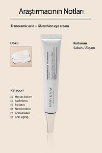 Tranexamic Acid+glutathion Aydınlatıcı Göz Çevresi Kremi 30 Gr ürün fotoğrafı