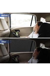 Oto Güneşlik Perde Araba Yan Cam Perdesi Güneş Önleyici Araç Içi Güneşliği Için Sinekliği ürün fotoğrafı