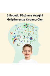 Vakum Molekül 25 Parça Yapı Taşları Fidget Duyusal Banyo Oyuncak ürün fotoğrafı