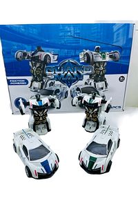 Robota Dönüşen Polis Arabası Lamborghini Oyuncak Transformer Robot Araba ürün fotoğrafı