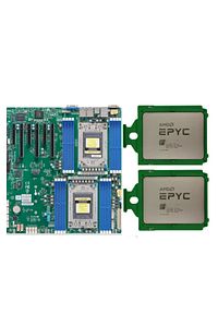 Amd Epyc 7702 Çift İşlemci 256 Çekirdek 256 Gb DDR4 3200 Mhz Ecc 1 Tb M.2 Nvme 1000 Watt Workstation ürün fotoğrafı