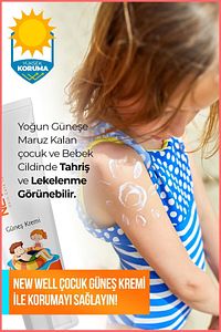 Güneş Koruyucu Çocuk Kremi Spf 50+ (50ml) ürün fotoğrafı