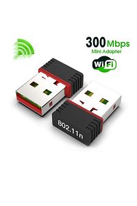 Usb Wifi Adaptörü 802.11n Anten 300 Mbps Usb Kablosuz Alıcı Dongle Ağ Kartı Masaüstü Güçlendirici ürün fotoğrafı