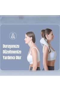 Şarjlı Ovmalı Isıtmalı Boyun Sırtbel Omuz Cihazı Bacak Insan Eli Yoğurma Hissi Veren Masaj Aleti ürün fotoğrafı