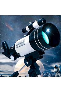 Profesyonel Astronomik Teleskop 150x Yakınlaştırma - 70mm Objektif Uzay-ay-doğa Gözlem Teleskobu ürün fotoğrafı