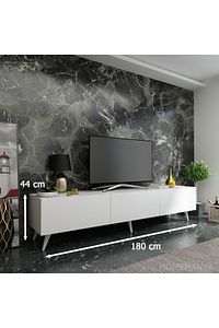Festival Tv Ünitesi Q3017-1 Parlak Beyaz Minifiks ürün fotoğrafı