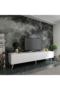 Festival Tv Ünitesi Q3017-1 Parlak Beyaz Minifiks ürün fotoğrafı