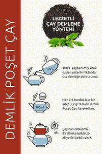 Premium Demlik Poşet Siyah Çay 100x3,2 gr X 2 Adet ürün fotoğrafı