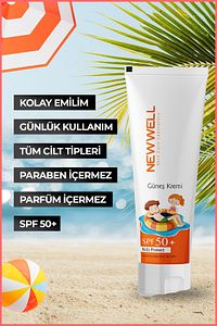 Güneş Koruyucu Çocuk Kremi Spf 50+ (50ml) ürün fotoğrafı