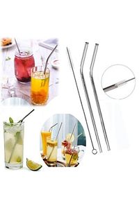 10 Parça Süper Avantajlı Paket Pipetli Kokteyl Hazırlama Seti ( Stand Hediyeli ) ürün fotoğrafı