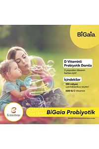 Probiyotik Damlada D Vitamini 10 ml 2 Aylık Kullanım Bebekler İçin Takviye Edici Gıda ürün fotoğrafı