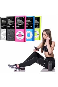 Digital Renkli Ekranlı Hafıza Kartı Girişli Metal Mavi Mp3 Mp4 Çalar ürün fotoğrafı
