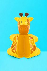 Zürafa Figürlü Baby 0-3 Yaş Diş Fırçası Ve Flipper Hijyenik Saklama Kabı Seti-yeşil Fırça ürün fotoğrafı