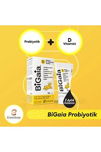 Probiyotik Damlada D Vitamini 10 ml 2 Aylık Kullanım Bebekler İçin Takviye Edici Gıda ürün fotoğrafı