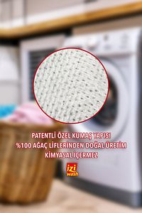 Doğal Renk Koruyucu Mendil, Doğal Renk Ayırıcı Mendil Çamaşır Makinesi Için, Yerli Üretim, 12 Adet ürün fotoğrafı