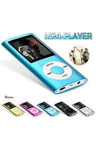 Digital Renkli Ekranlı Hafıza Kartı Girişli Metal Mavi Mp3 Mp4 Çalar ürün fotoğrafı