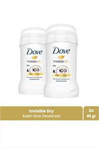 Kadın Stick Deodorant Invisible Dry 1/4 Nemlendirici Krem Etkili 40 g X 2 Adet ürün fotoğrafı