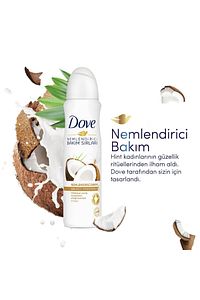 Kadın Sprey Deodorant Nemlendirici Bakım Hindistan Cevizi Ve Yasemin Çiçeği 150 ml X3 Adet ürün fotoğrafı